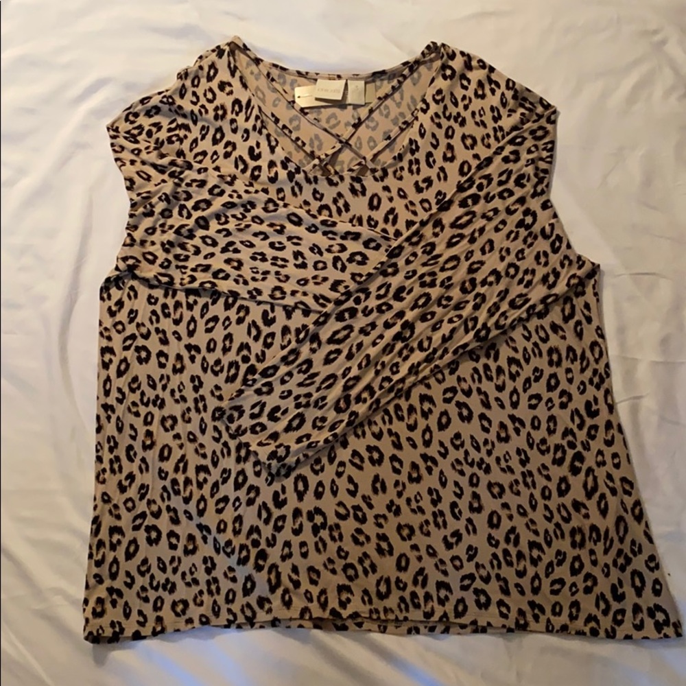 Leopard print top